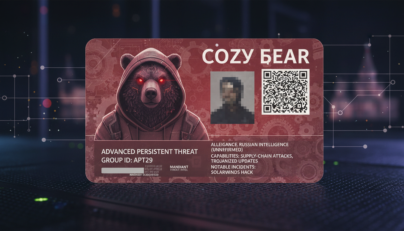 APT29 Cozy Bear: Origins and Tactics