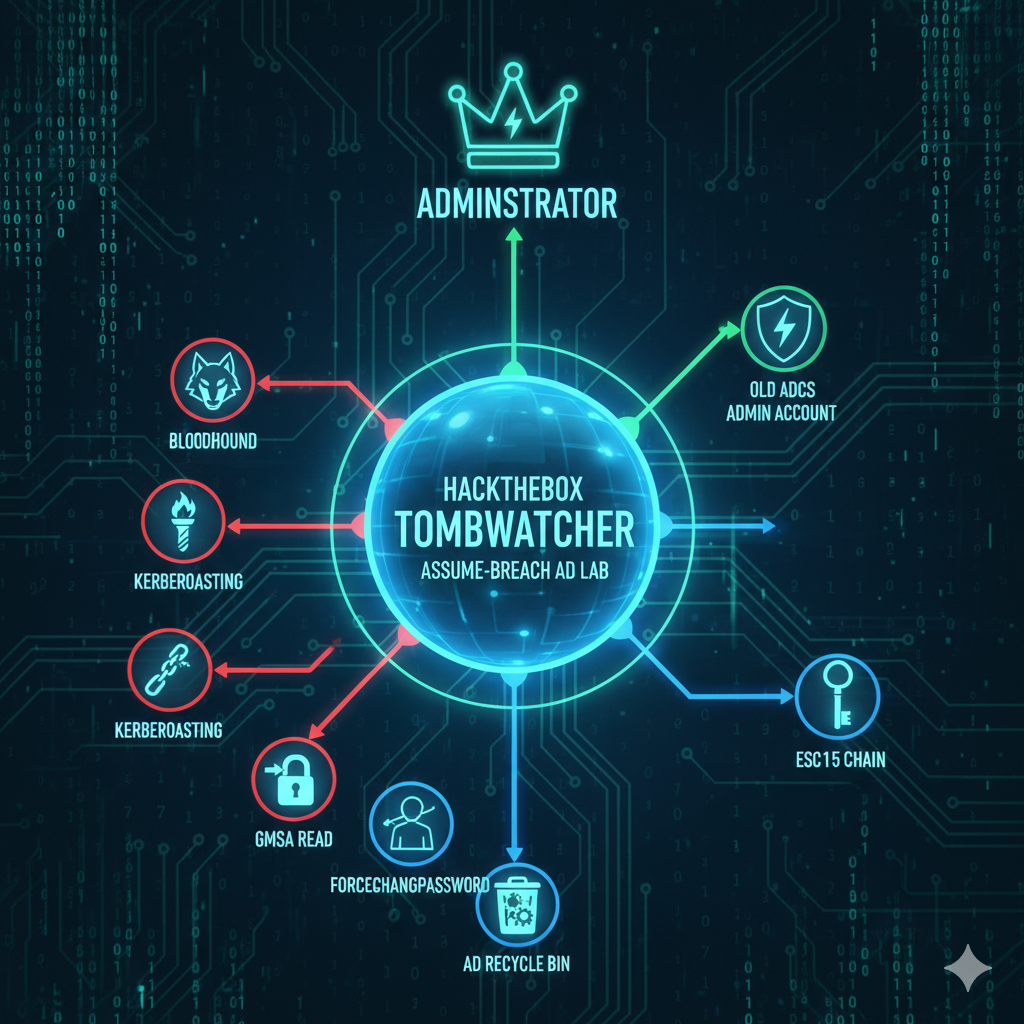 From User to Domain Admin Explained | HackTheBox TombWatcher Writeup