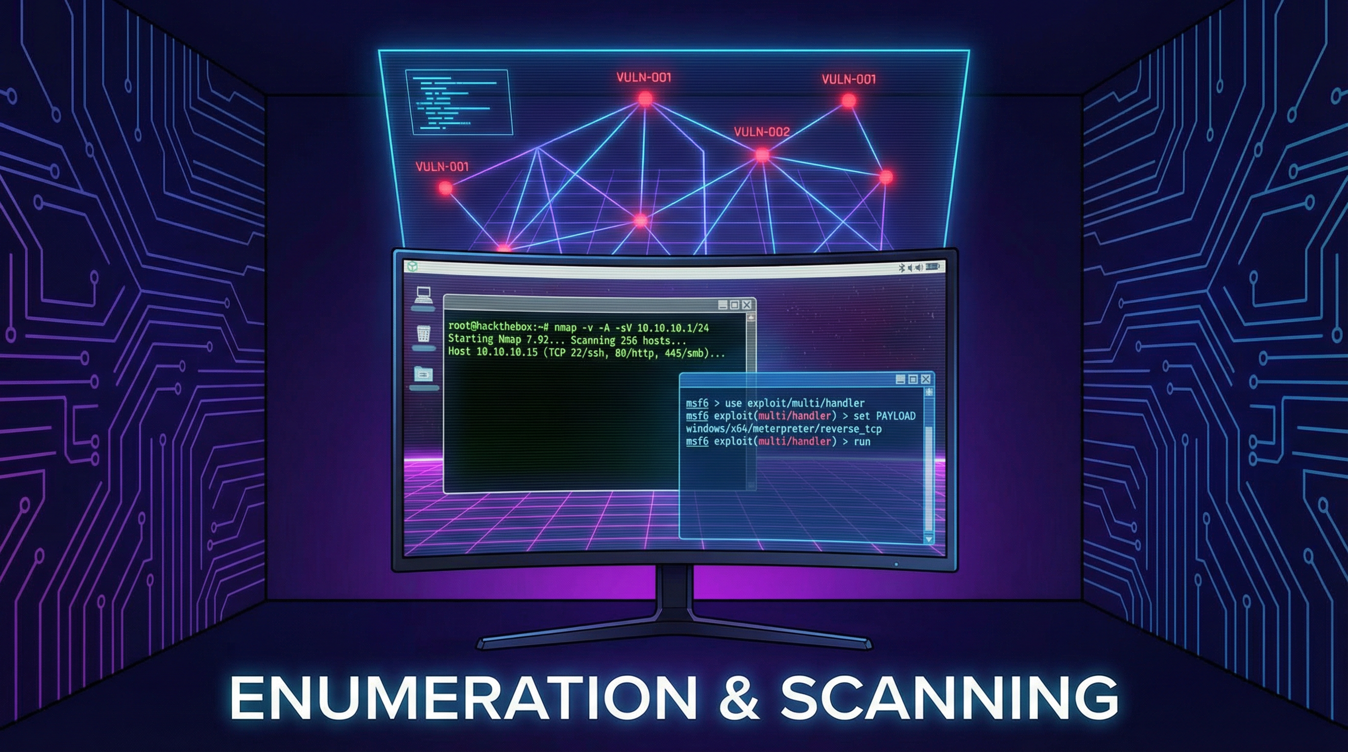 How to use Metasploit and Nmap to Enumerate and Scan for Vulnerabilities