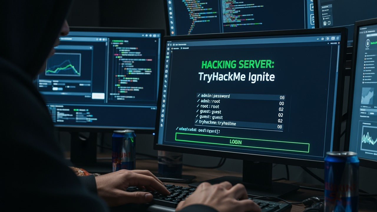 Hacking a Server with Default Passwords | TryHackMe Ignite Walkthrough
