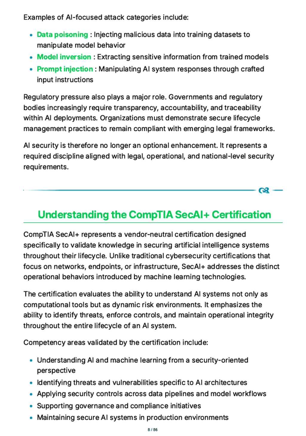 The COMPTIA SECAI+ Study Notes + Practical AI Security Defence Guide ...
