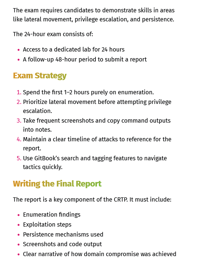 Certified Red Team Professional (CRTP) Study Notes & Guide