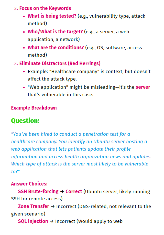 COMPTIA Pentest+ Study Notes