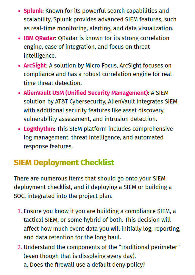 Blue Team Cyber Security & SOC Analyst Study Notes