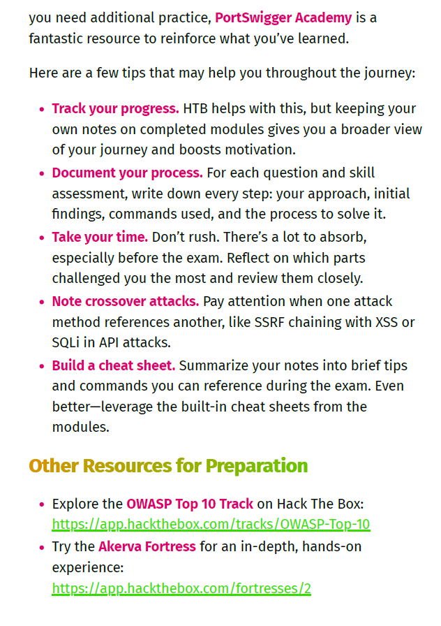 HackTheBox Certified Bug Bounty Hunter Study Notes & Guide