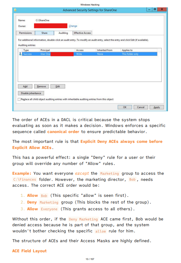 Windows Hacking Study Notes & Cheat Sheets