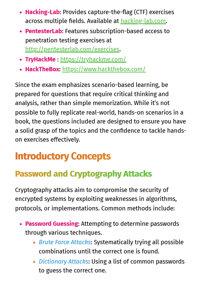 COMPTIA Cyber Security Analyst (CySA+) Study Notes