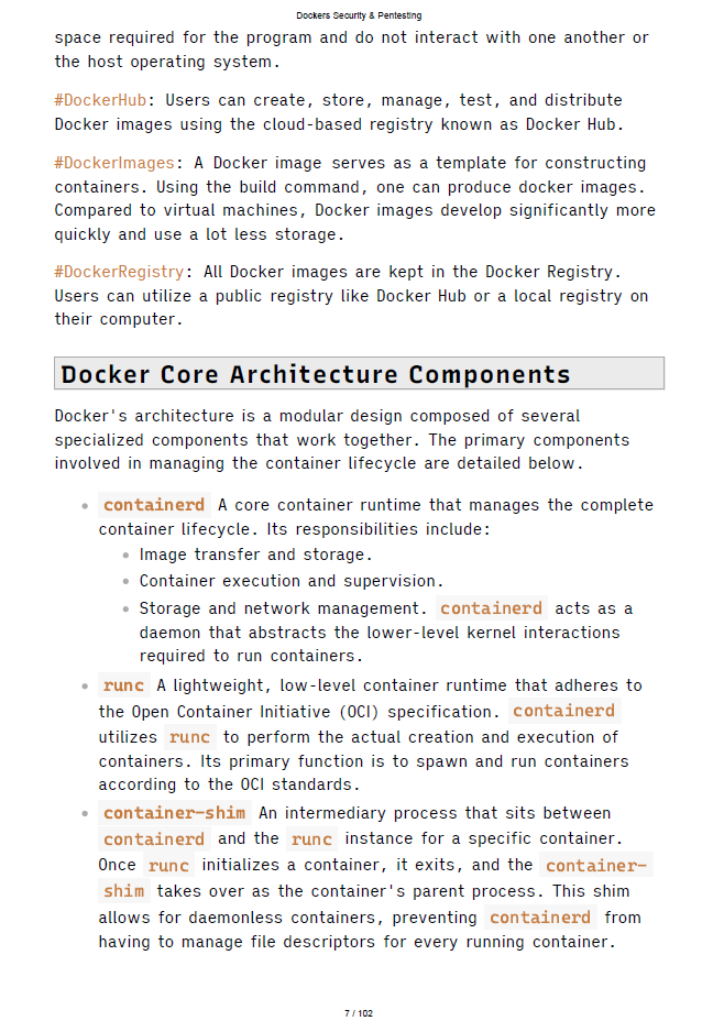 Dockers Study Notes: Basics, Hacking and Security