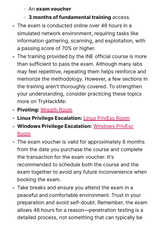 E-learn Junior Penetration Tester (eJPTv2) Study Notes