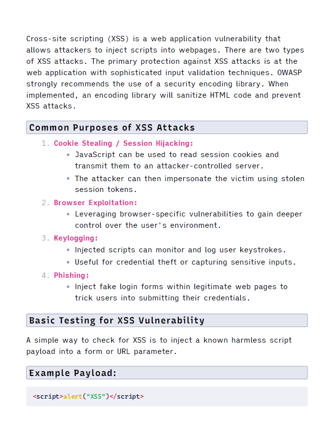 XSS Cheat Sheets | V1
