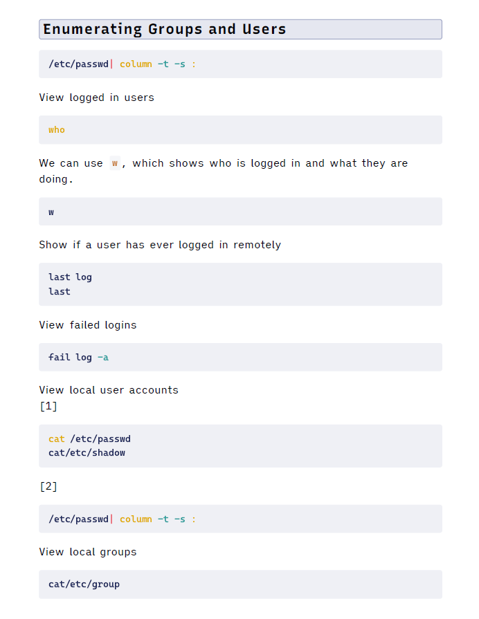 Linux Hacking Notes & Cheat Sheets | V1