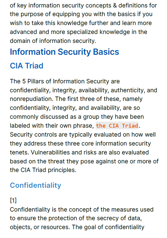 Information Security 101 | Study Notes