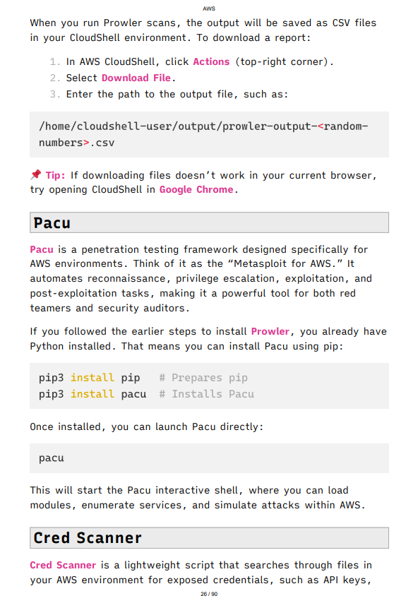 AWS Pentesting Study Notes