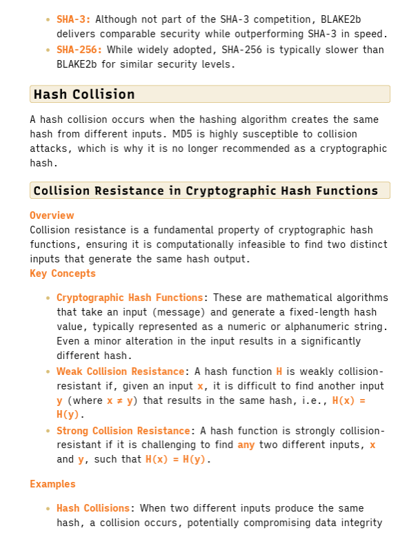 Hashing Cheat Sheets | V1