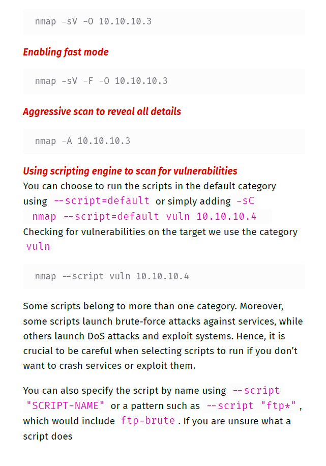 COMPTIA Pentest+ Study Notes