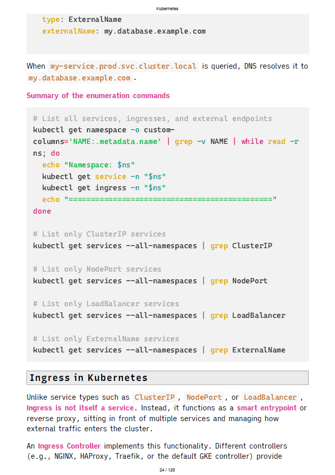 Kubernetes Penetration Testing Study Notes