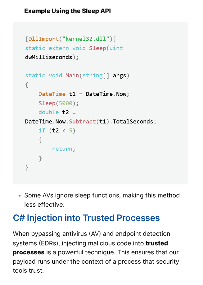 AntiVirus Evasion & Bypass Study Notes