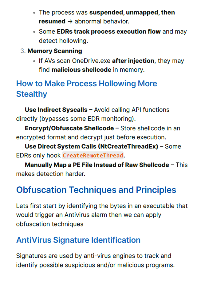 AntiVirus Evasion & Bypass Study Notes