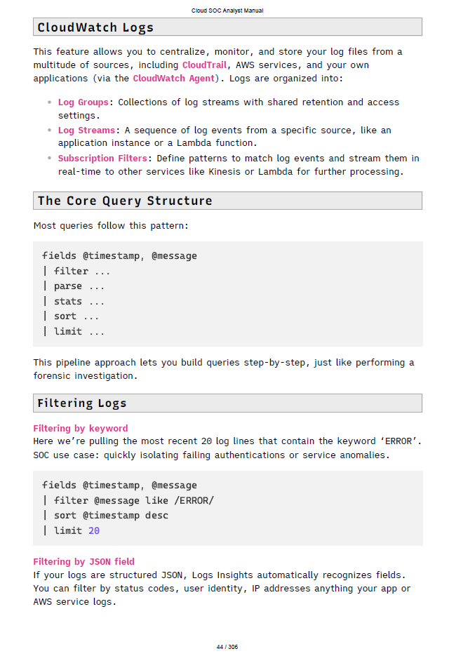 The Cloud SOC Analyst Manual (AWS-GCP-AZURE)