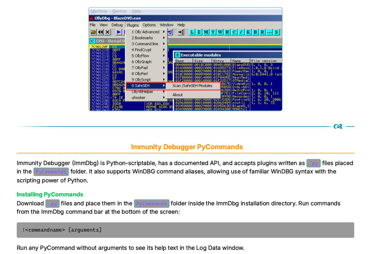 Offensive Security Exploit Developer (OSED) Study Notes