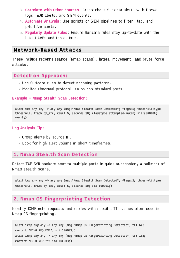 Suricata IDS Study Notes