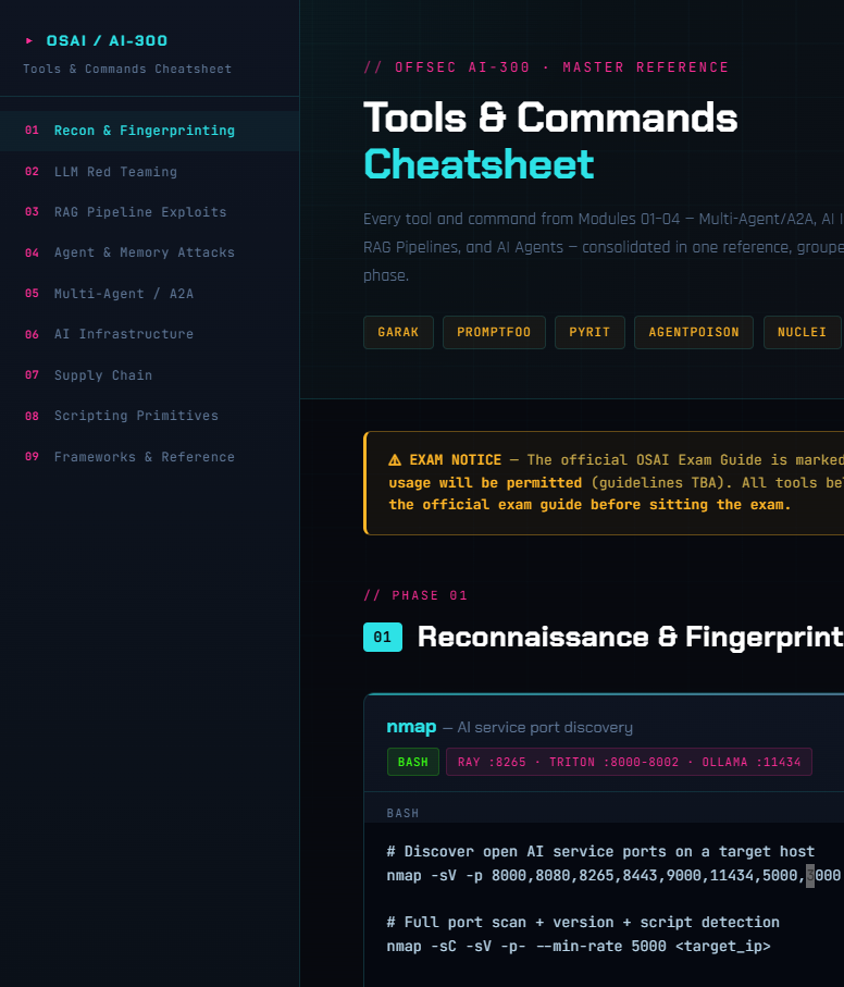 The Unofficial Offensive Security AI Red Teamer Study Notes + FREE Cheat Sheet