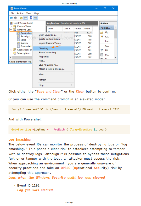 Windows Hacking Study Notes & Cheat Sheets