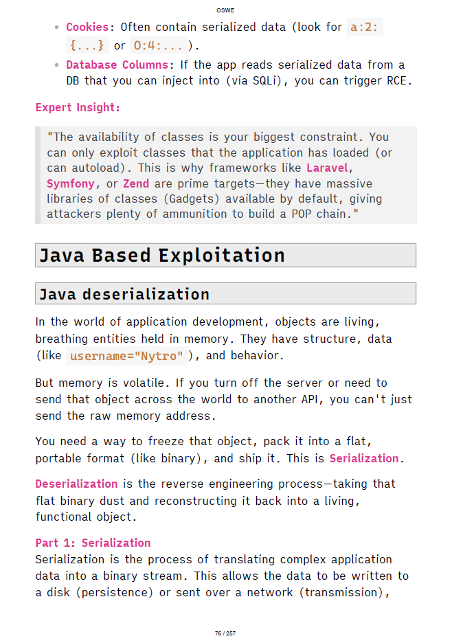 Offensive Security Web Expert (OSWE) Study Notes (Unofficial) + Burp Suite Guide