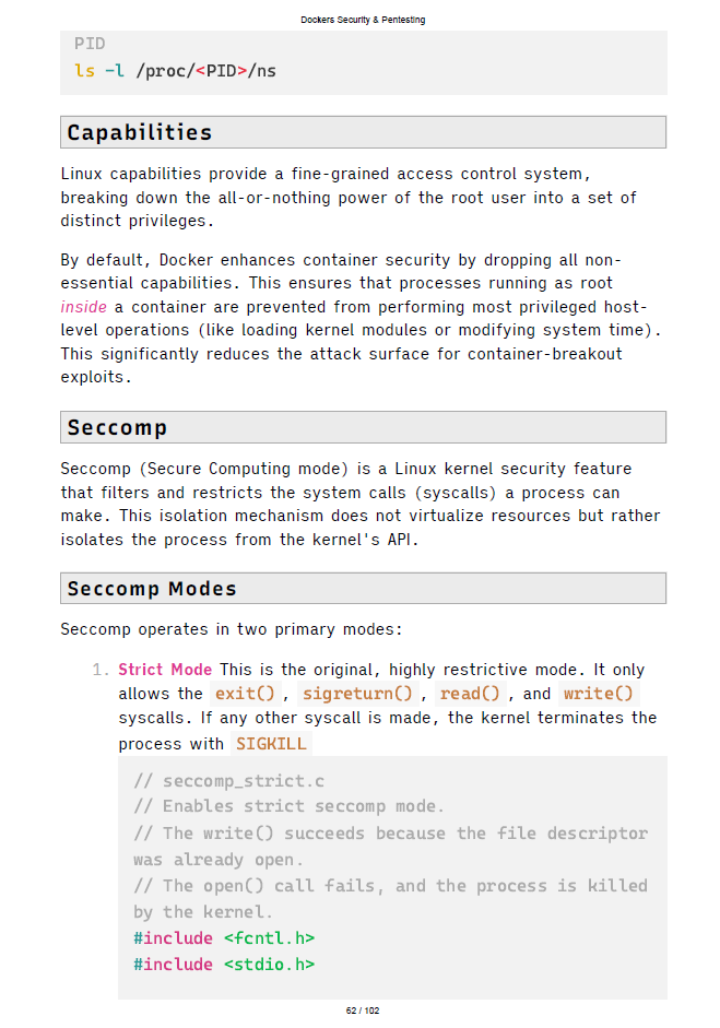 Dockers Study Notes: Basics, Hacking and Security