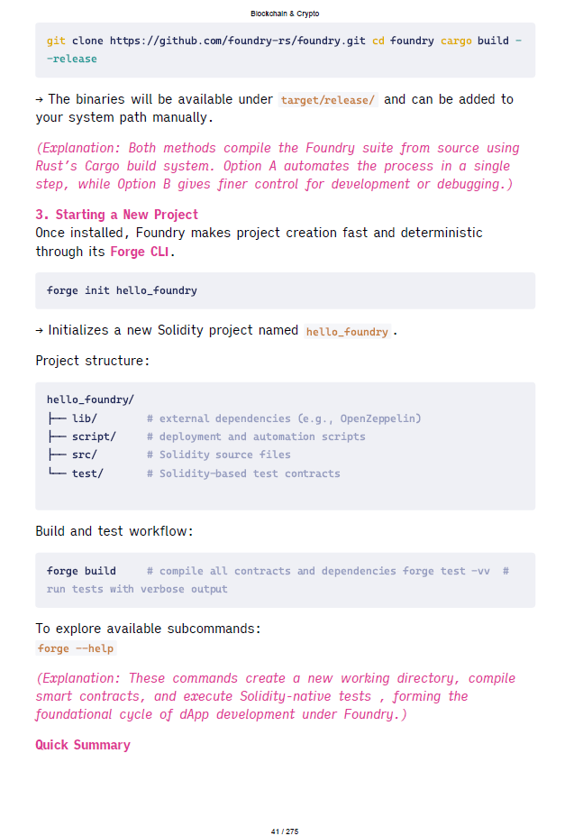 Blockchain Hacking, Development and Security Study Notes