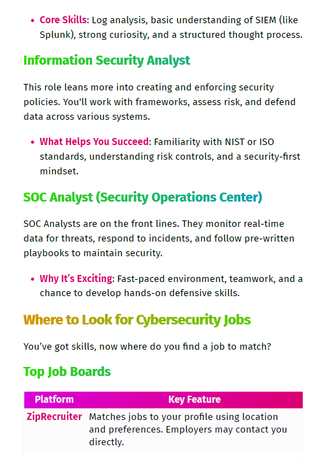 Google Cyber Security Professional Certificate Study Notes