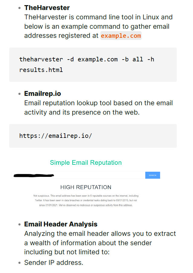 Open Source Intelligence (OSINT) Study Notes