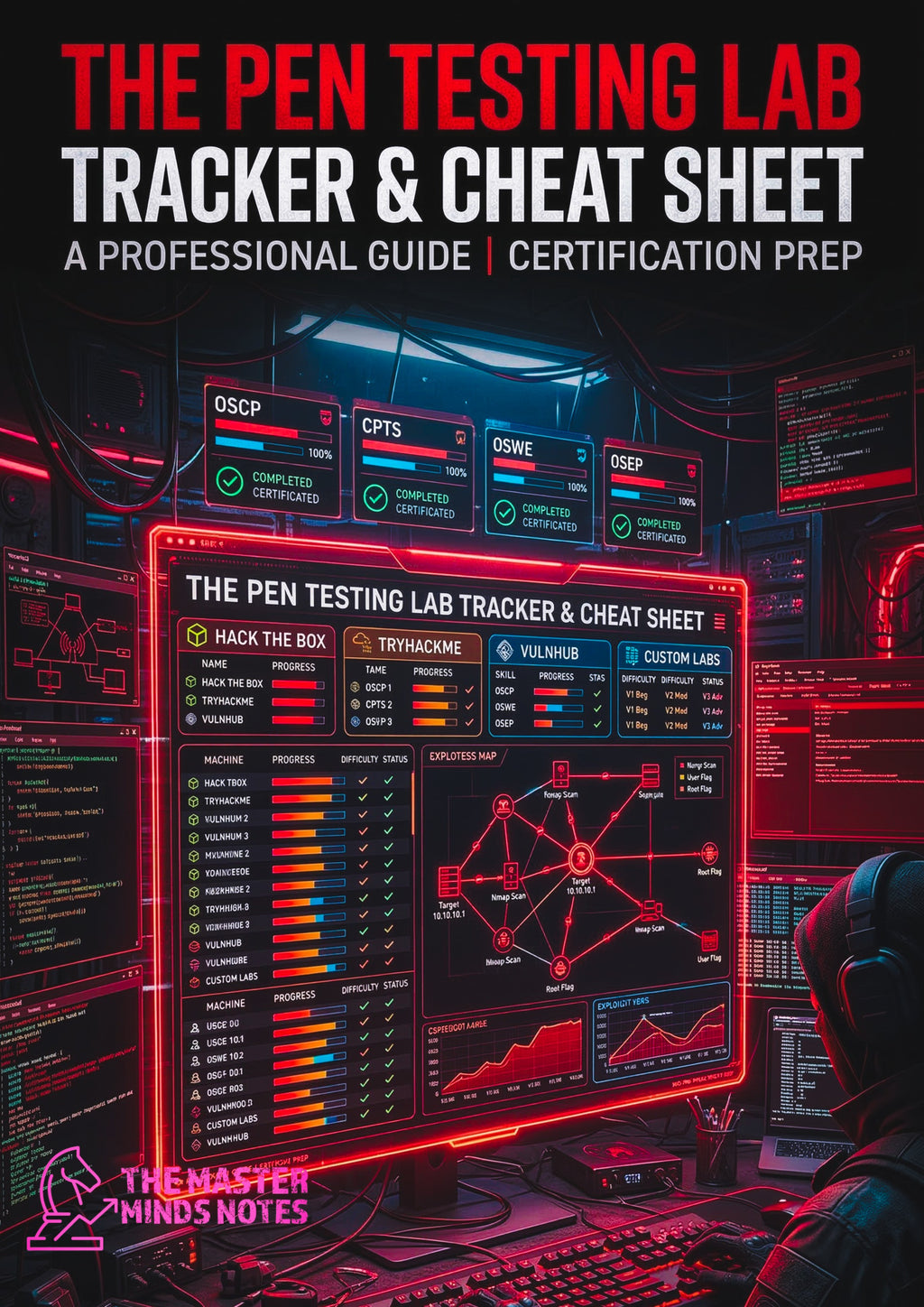 The Ultimate Pentester (Red Team) Certification Lab Cheat Sheet: OSCP/CPTS/OSEP/OSWE