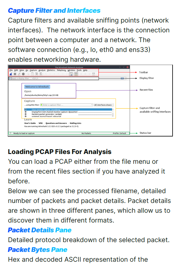 Network Traffic Analysis Study Notes