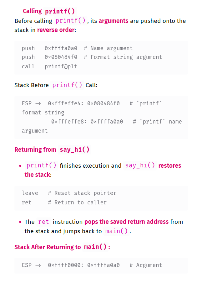 Binary Exploitation & Buffer Overflow Study Notes